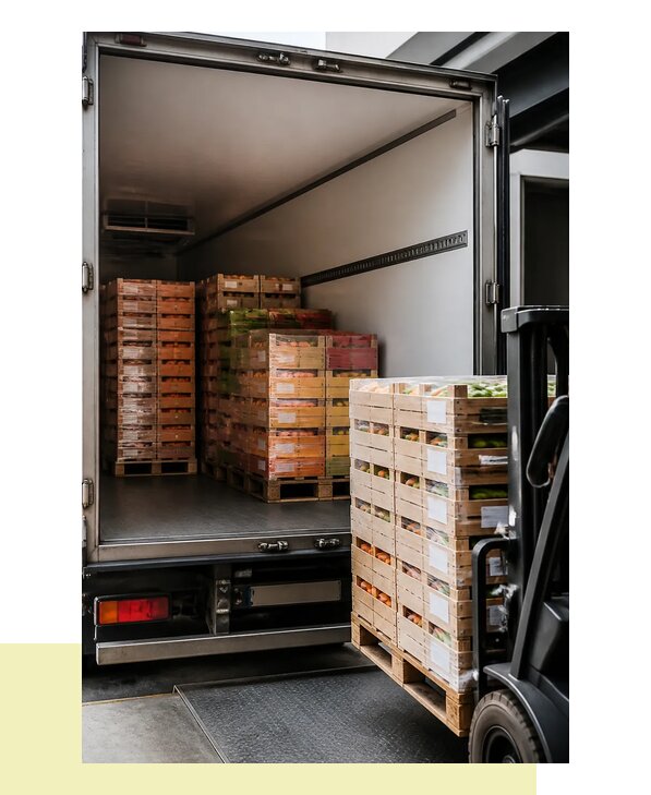 Перевозка сельхозпродукции на паллетах с доставкой в Копейск