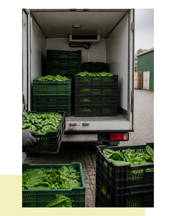Перевозка шпината в Копейск с сохранением свежести продукции